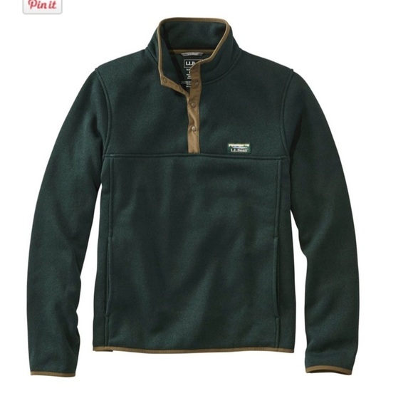 NWT L.L. Bean Sweater Fleece Pullover - Picture 5 of 8